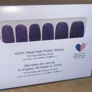 “Night Terror” Color Street, 100% Nail Polish Strips, Purple